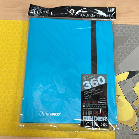 9 Pocket Pro Binder Sky Blue