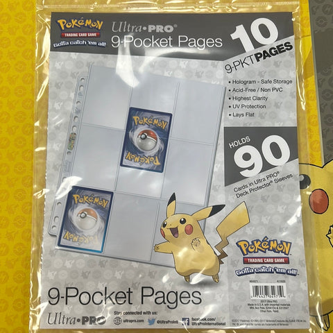 Ultra Pro 9 Pocket Pages