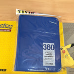 9 Pocket Zippered Pro Binder Blauw