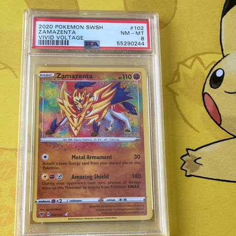 Zamazenta Amazing Rare PSA 8,0