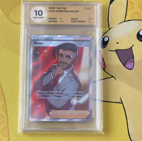 Rose Full Art Trainer Darkness Ablaze Woetoe 10