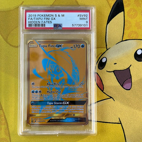 Tapu Fini Gx Hidden Fates PSA 9