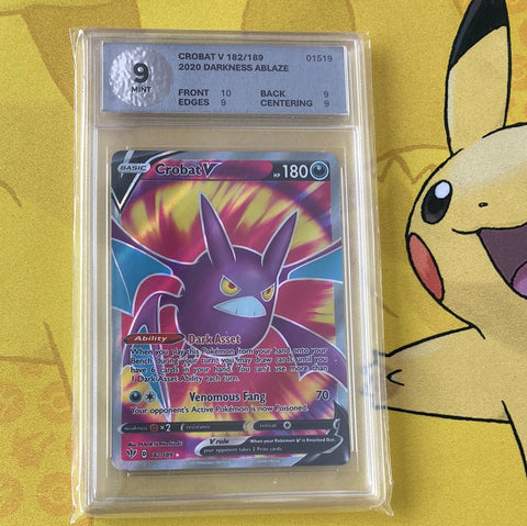 Crobat V Full Art Darkness Ablaze Woetoe 9