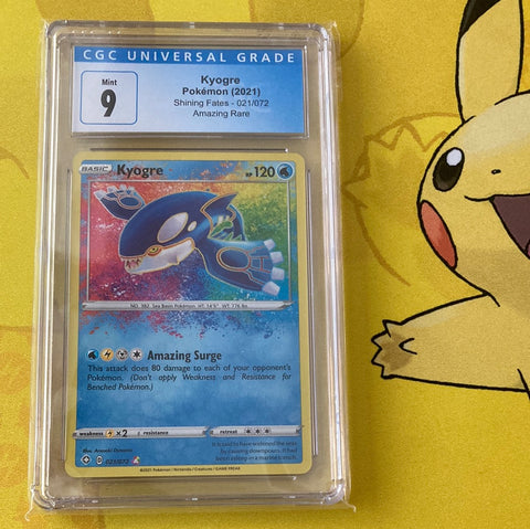 Kyogre Amazing Rare CGC 9,0