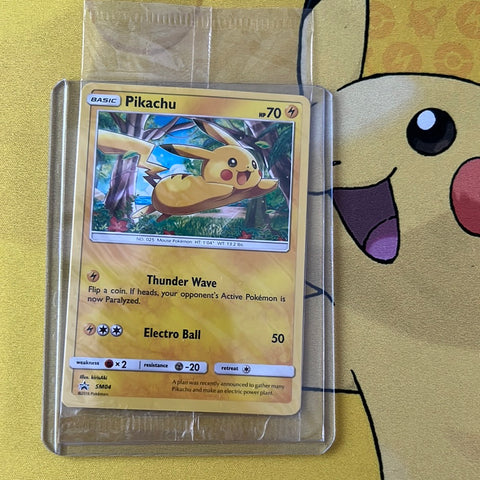 Pikachu Sealed Promo kaartje SM04